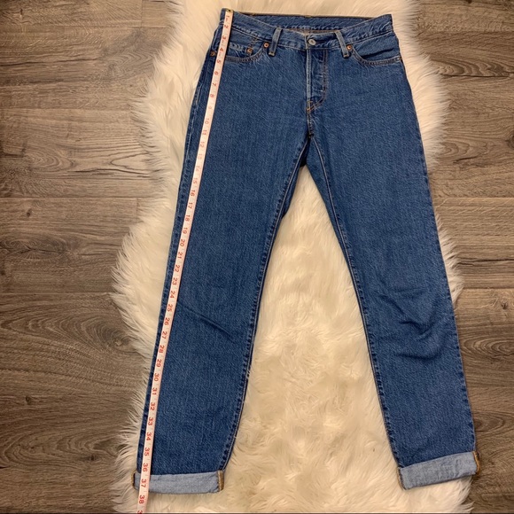 Levi’s 501 Medium Wash Blue Denim Jeans 25 - Picture 9 of 15